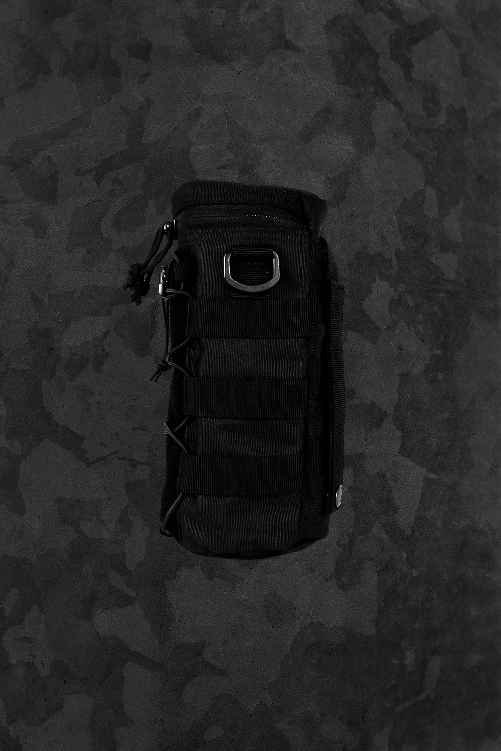 Molle Rack Black Water Bottle Bag